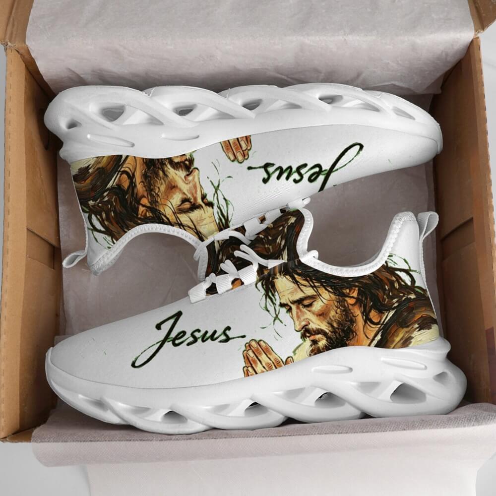 Signature Praying Hands & Faith Custom Sneaks Echoing Raw Street Cred