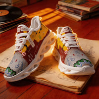Limited Edition Abstract Graffiti Custom Sneaks Blending Raw Street Culture Drop