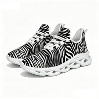 Exclusive Black & White Zebra Custom Sneaks Inspired By Urban Culture