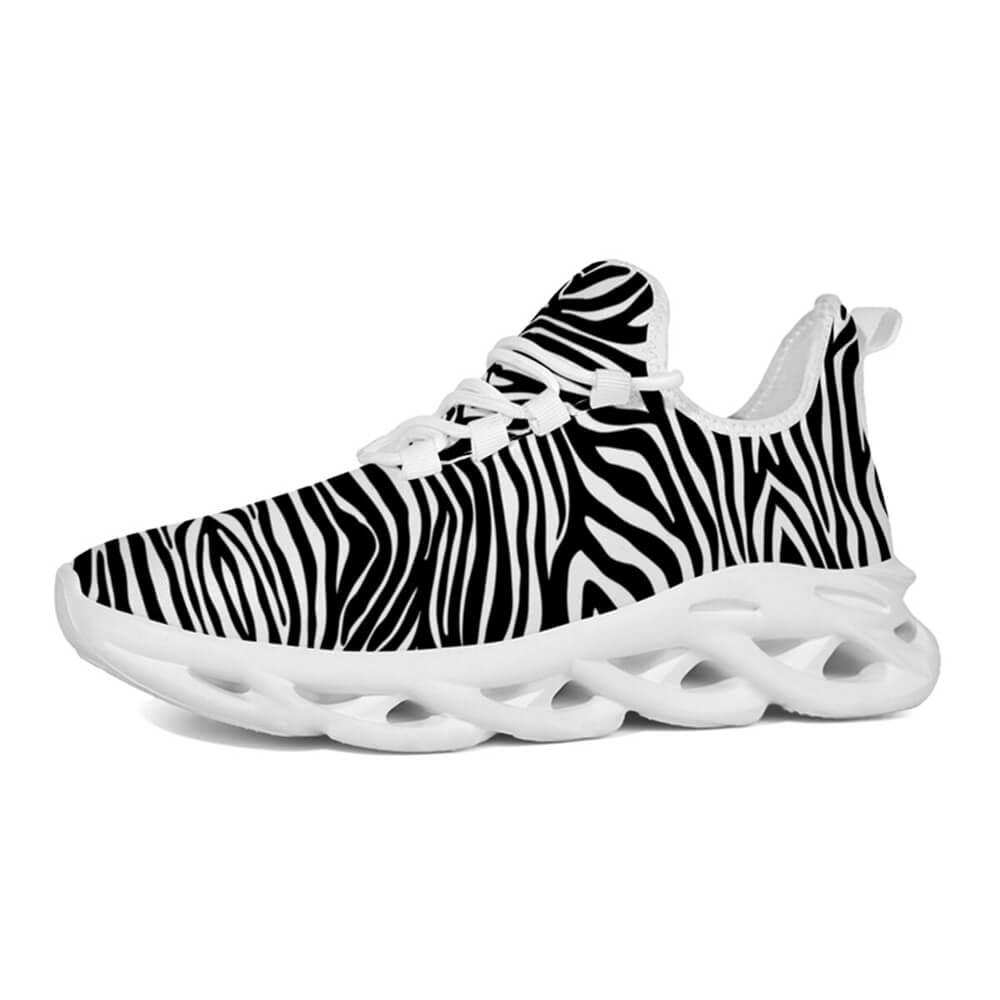 Exclusive Black & White Zebra Custom Sneaks Inspired By Urban Culture
