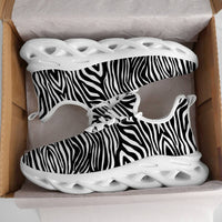 Exclusive Black & White Zebra Custom Sneaks Inspired By Urban Culture