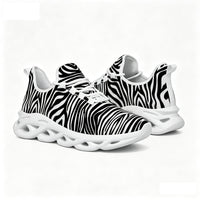 Exclusive Black & White Zebra Custom Sneaks Inspired By Urban Culture