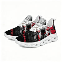Midnight Chained Phantom Custom Sneaks Radiating Raw Metal Essence