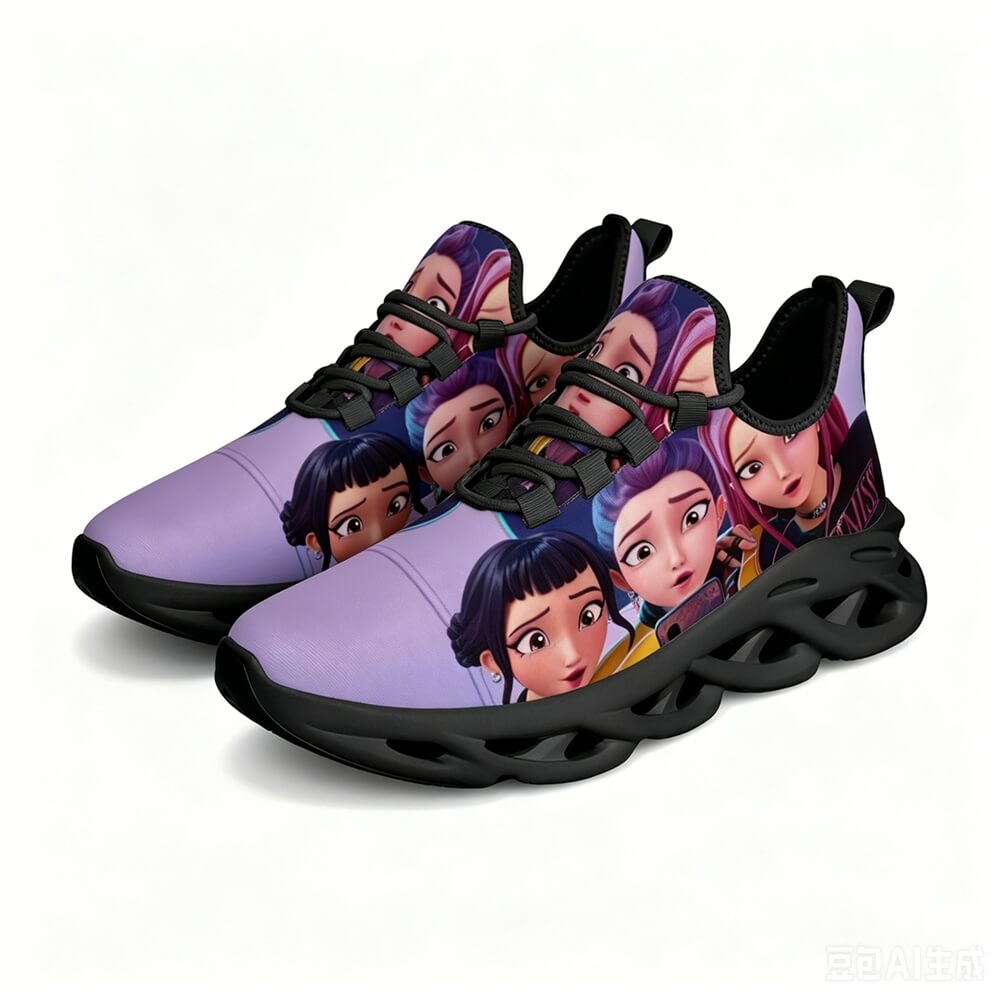 Exclusive Selfie Mode Anime Girls Custom Sneaks Inspired By Cyber Pop Culture