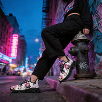 K-Pop Idol Girls Heart Gesture Custom Sneaks Embodying Harajuku Otaku Vibe