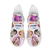 K-Pop Idol Girls Heart Gesture Custom Sneaks Embodying Harajuku Otaku Vibe