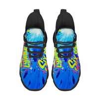 Exclusive 67 Graffiti Lettering Custom Sneaks Echoing Raw Street Culture