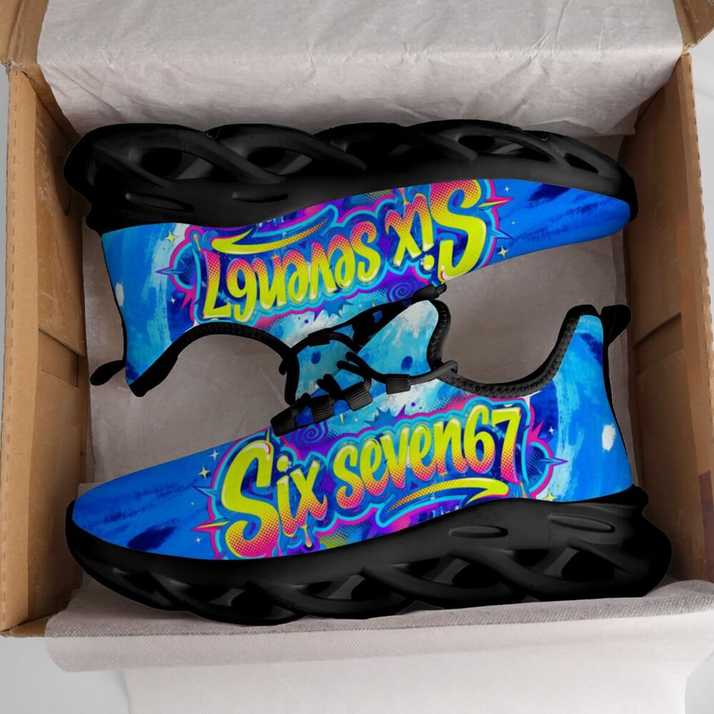 Exclusive 67 Graffiti Lettering Custom Sneaks Echoing Raw Street Culture