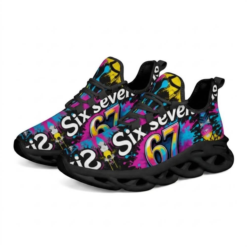 Pop Art 67 Graffiti Custom Sneaks Channelling Raw Street Identity Statement