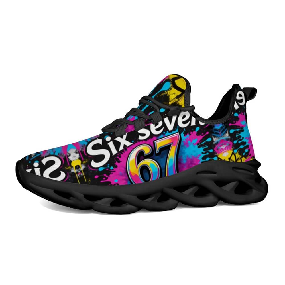 Pop Art 67 Graffiti Custom Sneaks Channelling Raw Street Identity Statement