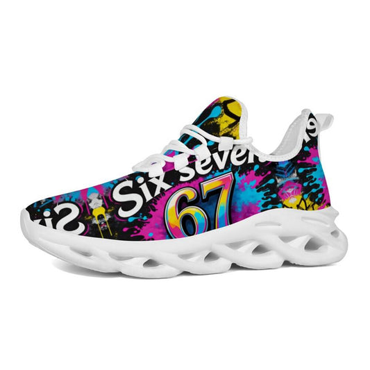 Pop Art 67 Graffiti Custom Sneaks Channelling Raw Street Identity Statement