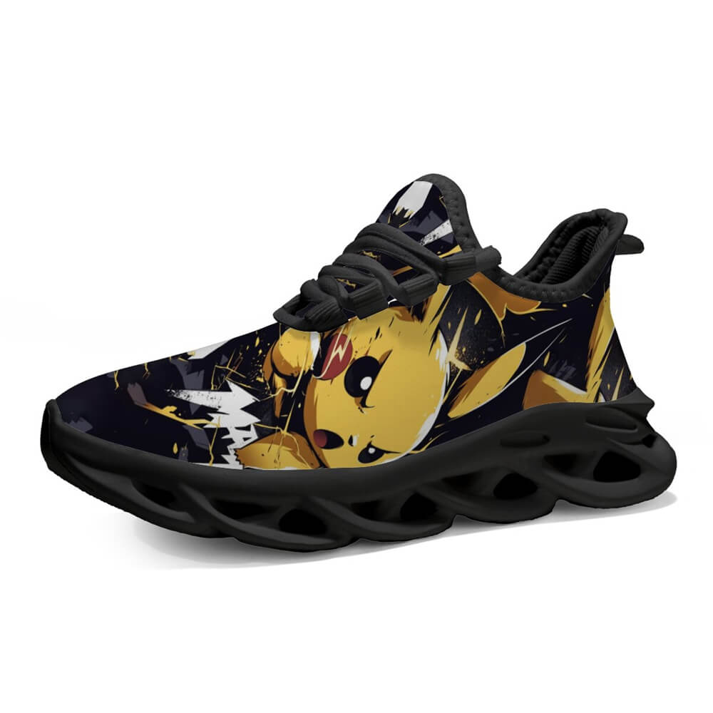 Electric Monster Shockwaves Custom Sneaks Embodying Neo Tokyo Otaku Vibe