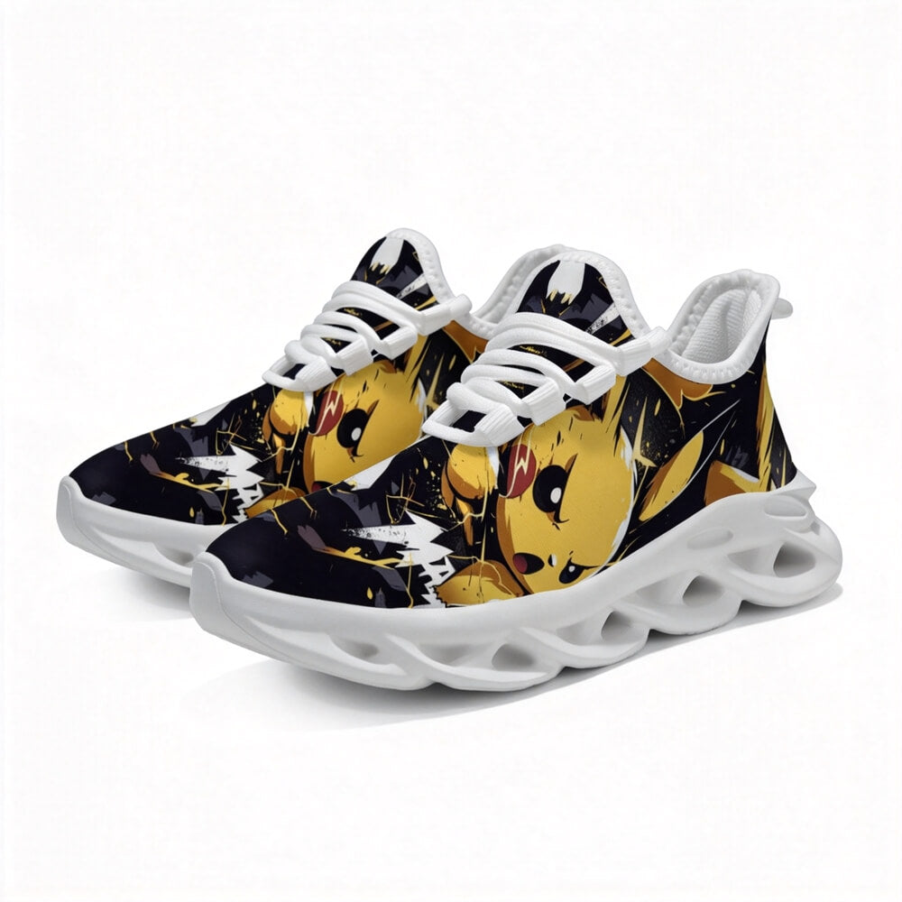 Electric Monster Shockwaves Custom Sneaks Embodying Neo Tokyo Otaku Vibe