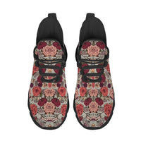 Signature Muted Red Floral Custom Sneaks Inspired By Fashion Statements